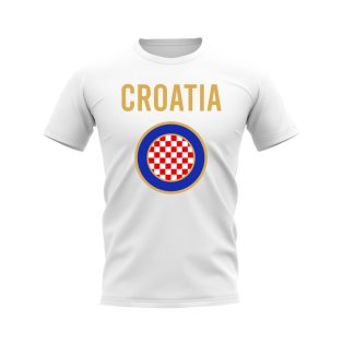 Croatia Badge T-shirt (White)