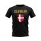 Denmark Badge T-shirt (Black)