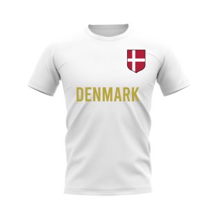 Denmark Small Badge T-shirt (White)