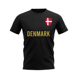 Denmark Small Badge T-shirt (Black)