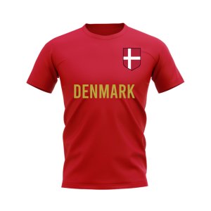 Denmark Small Badge T-shirt (Red)