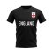 England Small Badge T-shirt (Black)