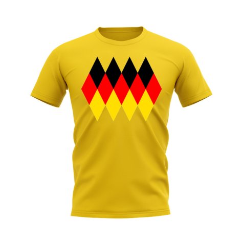 Germany 1994 Retro Pattern T-shirt (Yellow)