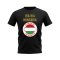 Ria Ria Hungaria Hungary Fans Phrase T-shirt (Black)