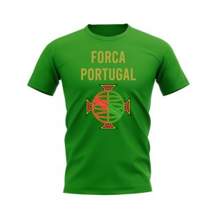 Forca Portugal Fans Phrase T-shirt (Green)