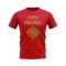 Forca Portugal Fans Phrase T-shirt (Red)