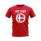Hutlihut Denmark Fans Phrase T-shirt (Red)