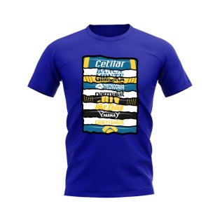 Parma Shirt Sponsor History T-shirt (Royal)