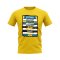Parma Shirt Sponsor History T-shirt (Yellow)