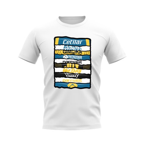 Parma Shirt Sponsor History T-shirt (White)
