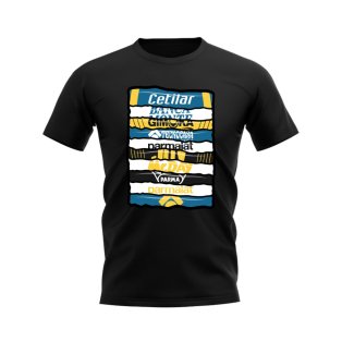 Parma Shirt Sponsor History T-shirt (Black)