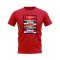 Arsenal Shirt Sponsor History T-shirt (Red)