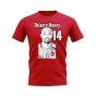 Thierry Henry Arsenal Profile T-Shirt (Red)
