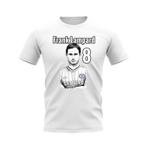 Frank Lampard Chelsea Profile T-Shirt (White)