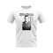 Kylian Mbappe France Profile T-Shirt (White)