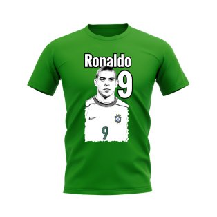 Ronaldo Brazil Profile T-Shirt (Green)