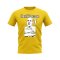 Henrik Larsson Celtic Profile T-Shirt (Yellow)