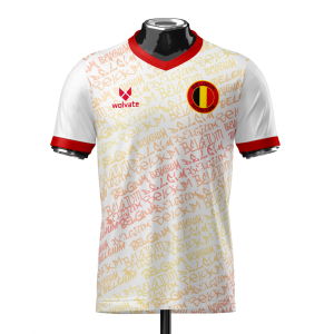 Belgium Heritage Football Jersey (Wolvate) Kids Short Sleeve