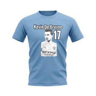 Kevin de Bruyne Manchester City Profile T-shirt (Sky Blue)