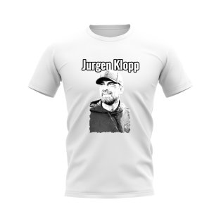 Jurgen Klopp Liverpool Profile T-shirt (White)