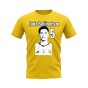 Jude Bellingham Real Madrid Profile T-shirt (Yellow)