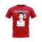 Jude Bellingham Real Madrid Profile T-shirt (Red)