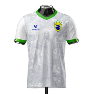 Brazil Heritage Football Jersey (Wolvate) Adult Short Sleeve