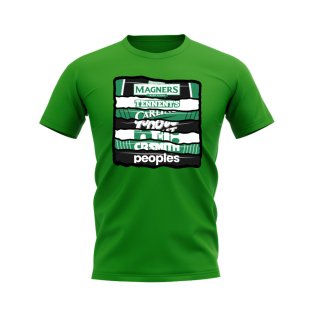 Celtic Shirt Sponsor History T-shirt (Green)