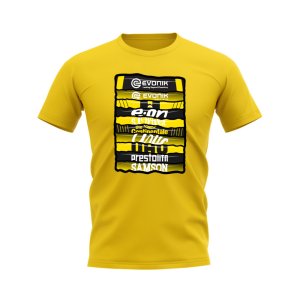 Borussia Dortmund Shirt Sponsor History T-shirt (Yellow)