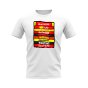 Bayer Leverkusen Shirt Sponsor History T-shirt (White)