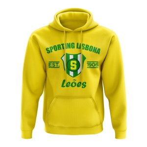 Sporting Lisbon Established Hoody (Yellow)