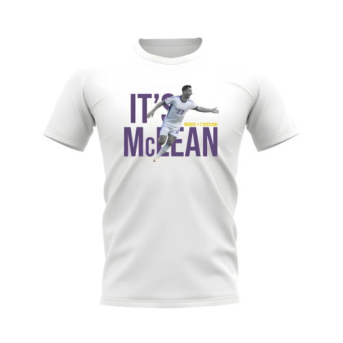 Kenny McLean Scotland T-Shirt (White)