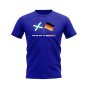 We\'re off to Germany Scotland Euros T-shirt (Royal)
