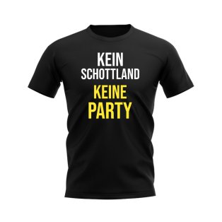No Scotland No Party T-shirt (Black)