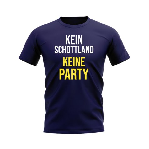 No Scotland No Party T-shirt (Navy)