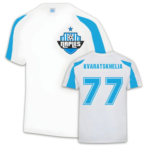 Napoli Sports Training Jersey (Khvicha Kvaratskhelia 77)