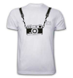Mens WC Photographer Basic T and White 100% cotton