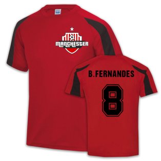 Man United Sports Training Jersey (Bruno Fernandes 8)