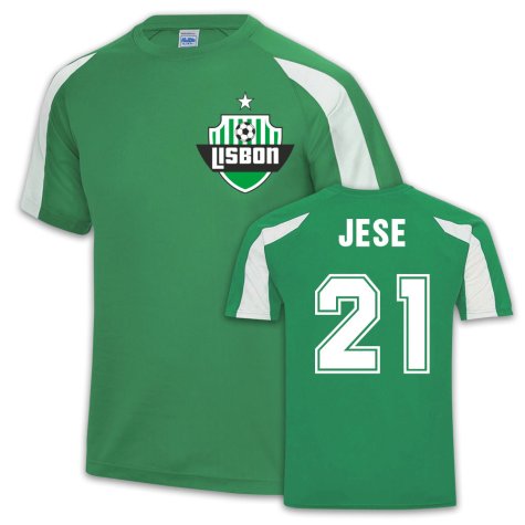 Sporting Lisbon Sports Training Jersey (Jese Rodriguez 21)