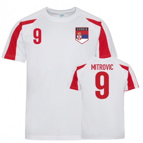 Serbia Sports Training Jerseys (Mitrovic 9)