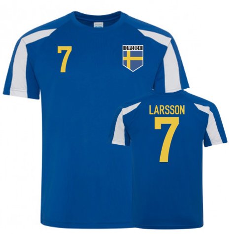 Sweden Sports Style Training Jerseys (Larsson 7)