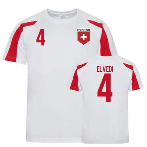 Switzerland Sports Training Jerseys (Elvedi 4)