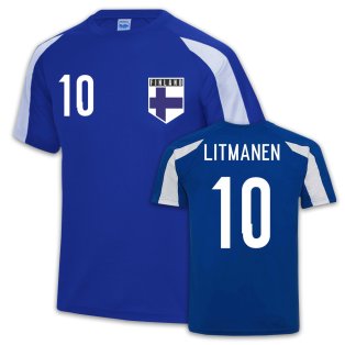 Finland Sports Training Jersey (Jari Litmanen 10)