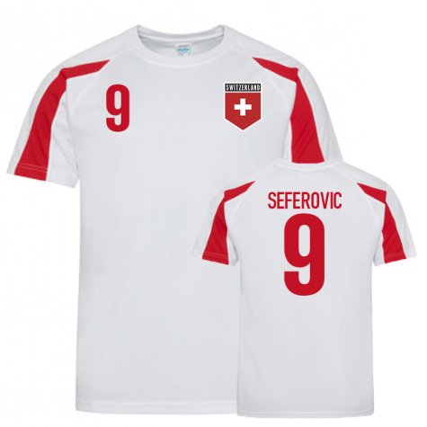 Switzerland Sports Training Jerseys (Seferovic 9)