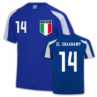 Italy Sports Training Jersey (Stephen el Shaarawy 14)
