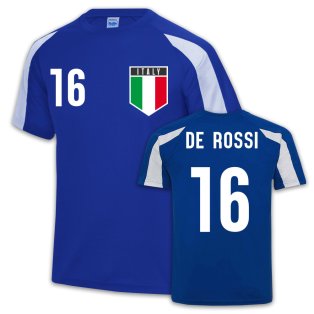 Italy Sports Training Jersey (Daniele De Rossi 16)