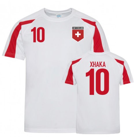 Switzerland Sports Training Jerseys (Xhaka 10)