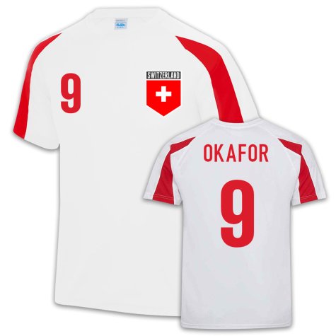 Switzerland Sports Training Jersey (Noah Okafor 9)