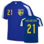 Sweden Sports Jersey Training (Dejan Kulusevski 21)