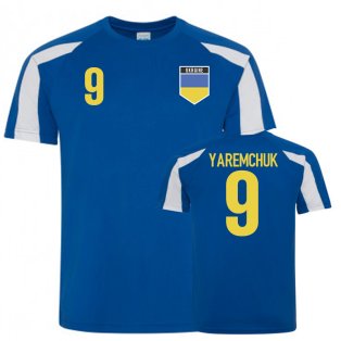 Ukraine Sports Training Jersey (Yaremchuk 9)